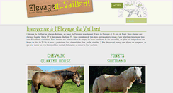 Desktop Screenshot of elevage-du-vaillant.com