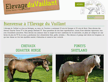 Tablet Screenshot of elevage-du-vaillant.com